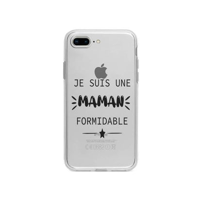 Coque Pour iPhone 7 Plus "Maman Formidable" - Coque Wiqeo 10€-15€, Géraud Fournier, iPhone 7 Plus, Mignon Wiqeo, Déstockeur de Coques Pour iPhone