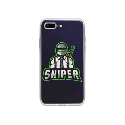 Coque Pour iPhone 7 Plus Mascotte Sniper - Coque Wiqeo 10€-15€, Estelle Adam, Illustration, iPhone 7 Plus Wiqeo, Déstockeur de Coques Pour iPhone