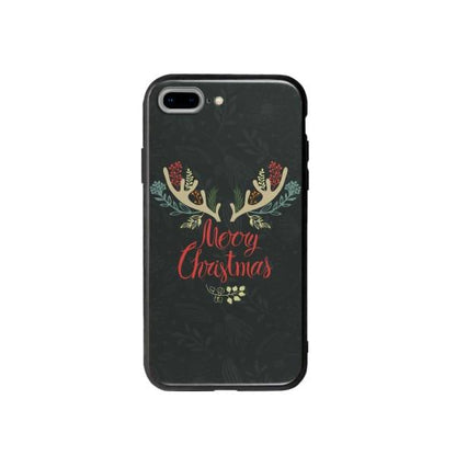 Coque Pour iPhone 7 Plus "Merry Christmas" - Coque Wiqeo 10€-15€, Estelle Adam, Illustration, iPhone 7 Plus Wiqeo, Déstockeur de Coques Pour iPhone