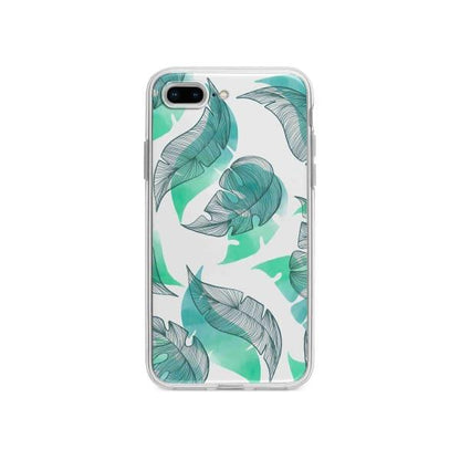 Coque Pour iPhone 7 Plus Motif Feuilles - Coque Wiqeo 10€-15€, Estelle Adam, Feuilles, iPhone 7 Plus, Motif Wiqeo, Déstockeur de Coques Pour iPhone