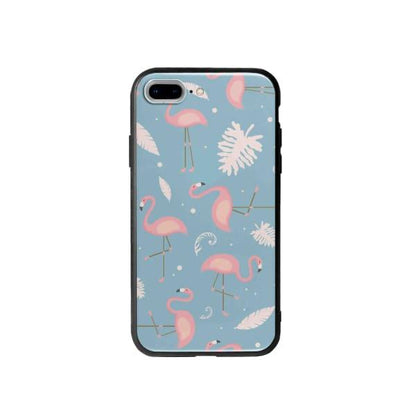 Coque Pour iPhone 7 Plus Motif Flamant Rose - Coque Wiqeo 10€-15€, Estelle Adam, Feuilles, iPhone 7 Plus, Motif Wiqeo, Déstockeur de Coques Pour iPhone