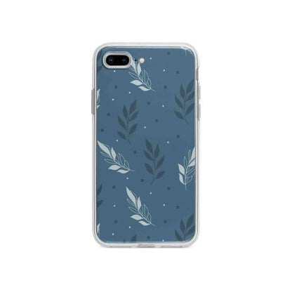 Coque Pour iPhone 7 Plus Motif Floral - Coque Wiqeo 10€-15€, Estelle Adam, Feuilles, iPhone 7 Plus, Motif Wiqeo, Déstockeur de Coques Pour iPhone