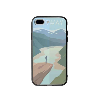 Coque Pour iPhone 7 Plus Norvège - Coque Wiqeo 10€-15€, Illustration, iPhone 7 Plus, Robert Guillory, Voyage Wiqeo, Déstockeur de Coques Pour iPhone