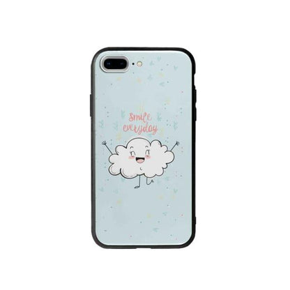 Coque Pour iPhone 7 Plus Nuage Souriant - Coque Wiqeo 10€-15€, Géraud Fournier, Illustration, iPhone 7 Plus, Mignon Wiqeo, Déstockeur de Coques Pour iPhone