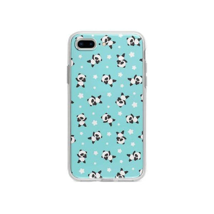 Coque Pour iPhone 7 Plus Panda Dab - Coque Wiqeo 10€-15€, Animaux, Estelle Adam, iPhone 7 Plus, Motif Wiqeo, Déstockeur de Coques Pour iPhone