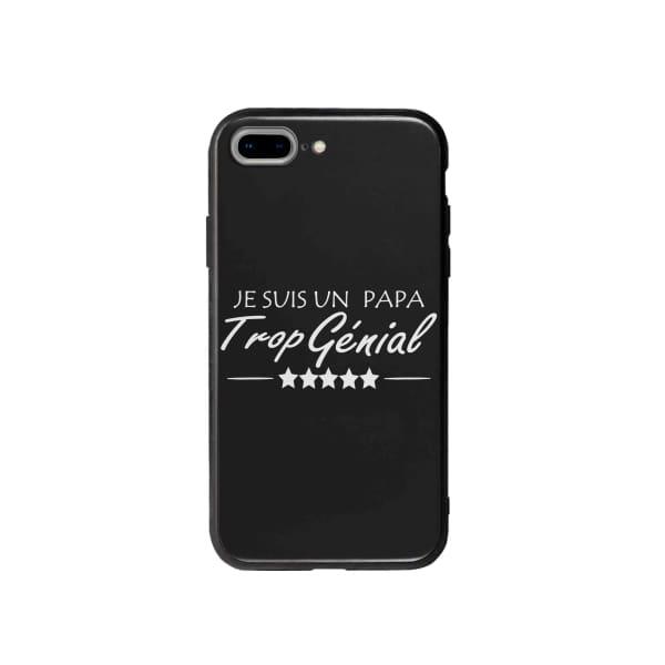 Coque Pour iPhone 7 Plus "Papa Génial" - Coque Wiqeo 10€-15€, Estelle Adam, iPhone 7 Plus, Motif Wiqeo, Déstockeur de Coques Pour iPhone