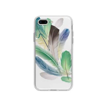 Coque Pour iPhone 7 Plus Plumes - Coque Wiqeo 10€-15€, Estelle Adam, Illustration, iPhone 7 Plus Wiqeo, Déstockeur de Coques Pour iPhone