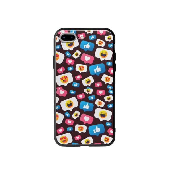 Coque Pour iPhone 7 Plus Smileys - Coque Wiqeo 10€-15€, Géraud Fournier, iPhone 7 Plus, Mignon, Motif Wiqeo, Déstockeur de Coques Pour iPhone