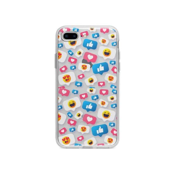 Coque Pour iPhone 7 Plus Smileys - Coque Wiqeo 10€-15€, Géraud Fournier, iPhone 7 Plus, Mignon, Motif Wiqeo, Déstockeur de Coques Pour iPhone