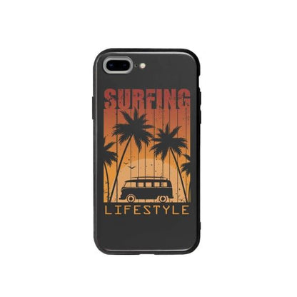 Coque Pour iPhone 7 Plus "Surfing Lifestyle" - Coque Wiqeo 10€-15€, Estelle Adam, Illustration, iPhone 7 Plus, Motif Wiqeo, Déstockeur de Coques Pour iPhone