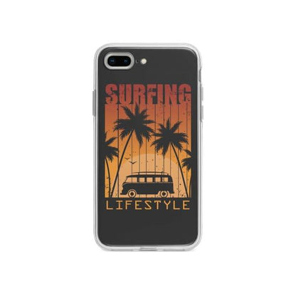 Coque Pour iPhone 7 Plus "Surfing Lifestyle" - Coque Wiqeo 10€-15€, Estelle Adam, Illustration, iPhone 7 Plus, Motif Wiqeo, Déstockeur de Coques Pour iPhone