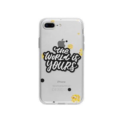 Coque Pour iPhone 7 Plus "The World Is Yours" - Coque Wiqeo 10€-15€, Estelle Adam, iPhone 7 Plus, Motif Wiqeo, Déstockeur de Coques Pour iPhone