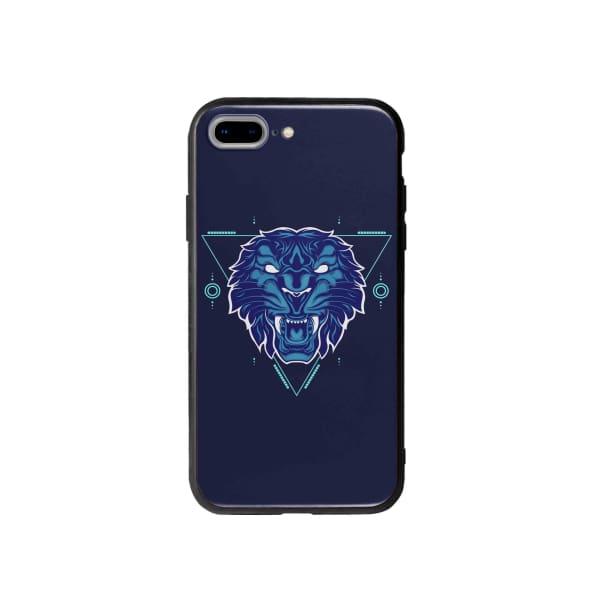 Coque Pour iPhone 7 Plus Tigre Géométrique - Coque Wiqeo 10€-15€, Estelle Adam, Illustration, iPhone 7 Plus, Motif Wiqeo, Déstockeur de Coques Pour iPhone