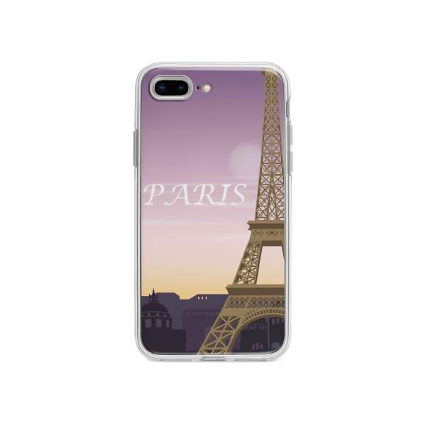 Coque Pour iPhone 7 Plus Tour Eiffel - Coque Wiqeo 10€-15€, iPhone 7 Plus, Robert Guillory, Voyage Wiqeo, Déstockeur de Coques Pour iPhone