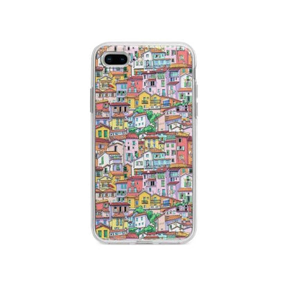 Coque Pour iPhone 7 Plus Ville - Coque Wiqeo 10€-15€, Estelle Adam, Illustration, iPhone 7 Plus Wiqeo, Déstockeur de Coques Pour iPhone