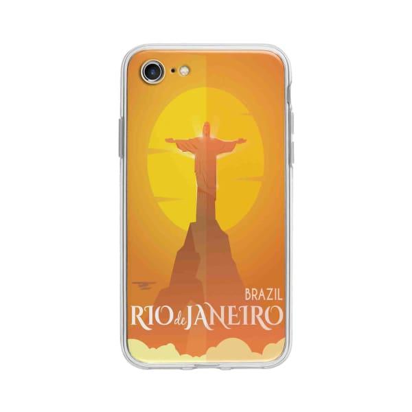 Coque Pour iPhone 7 Rio de Janeiro - Coque Wiqeo 10€-15€, Estelle Adam, Illustration, iPhone 7, Voyage Wiqeo, Déstockeur de Coques Pour iPhone