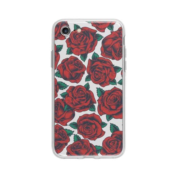 Coque Pour iPhone 7 Roses Vintage - Coque Wiqeo 10€-15€, Albert Dupont, Fleur, iPhone 7, Motif, Vintage Wiqeo, Déstockeur de Coques Pour iPhone