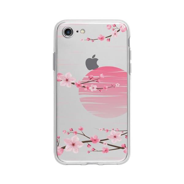 Coque Pour iPhone 7 Sakura Blanc - Coque Wiqeo 10€-15€, Albert Dupont, Fleur, iPhone 7 Wiqeo, Déstockeur de Coques Pour iPhone