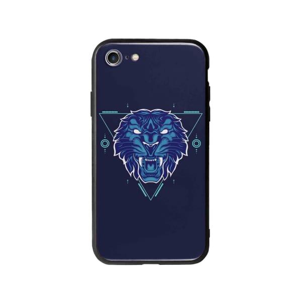 Coque Pour iPhone 7 Tigre Géométrique - Coque Wiqeo 10€-15€, Estelle Adam, Illustration, iPhone 7, Motif Wiqeo, Déstockeur de Coques Pour iPhone