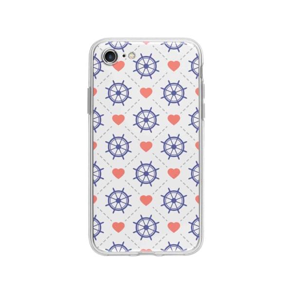 Coque Pour iPhone 8 Barres et Cœurs - Coque Wiqeo 10€-15€, Cœurs, Estelle Adam, iPhone 8, Motif Wiqeo, Déstockeur de Coques Pour iPhone