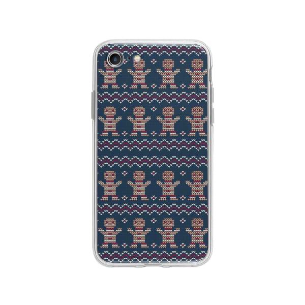 Coque Pour iPhone 8 Biscuit de Noël Tricoté - Coque Wiqeo 10€-15€, Estelle Adam, iPhone 8, Motif, Noël Wiqeo, Déstockeur de Coques Pour iPhone