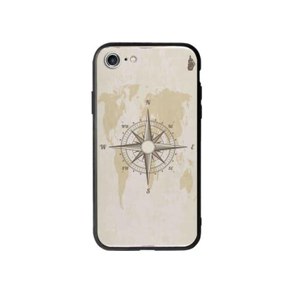 Coque Pour iPhone 8 Boussole Nautique - Coque Wiqeo 10€-15€, Estelle Adam, Illustration, iPhone 8 Wiqeo, Déstockeur de Coques Pour iPhone