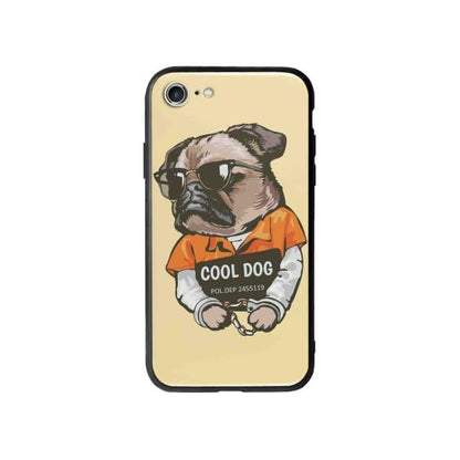 Coque Pour iPhone 8 Carlin Prisonnier - Coque Wiqeo 10€-15€, Animaux, Estelle Adam, Illustration, iPhone 8 Wiqeo, Déstockeur de Coques Pour iPhone