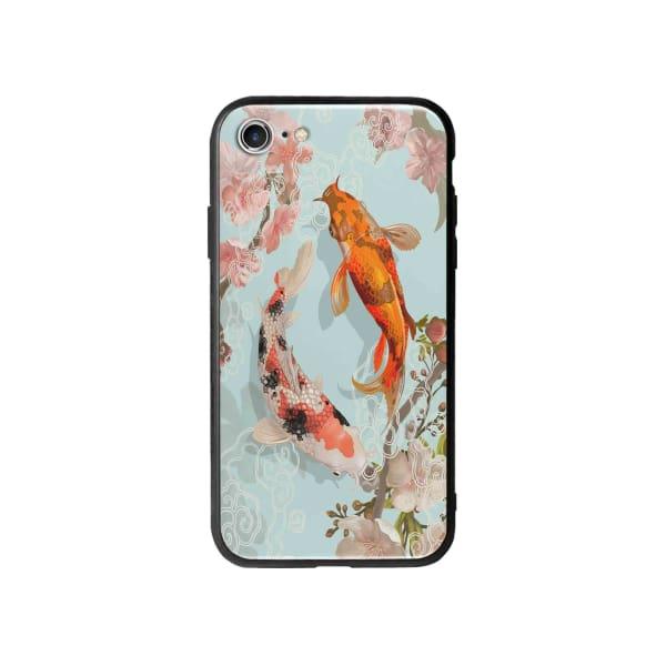 Coque Pour iPhone 8 Carpes Koï - Coque Wiqeo 10€-15€, Estelle Adam, Illustration, iPhone 8 Wiqeo, Déstockeur de Coques Pour iPhone