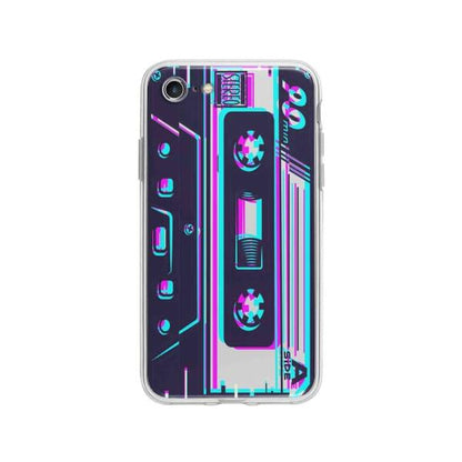 Coque Pour iPhone 8 Cassette Glitché - Coque Wiqeo 10€-15€, Estelle Adam, Illustration, iPhone 8 Wiqeo, Déstockeur de Coques Pour iPhone