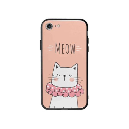 Coque Pour iPhone 8 Chat Meow - Coque Wiqeo 10€-15€, Animaux, Géraud Fournier, iPhone 8, Mignon Wiqeo, Déstockeur de Coques Pour iPhone