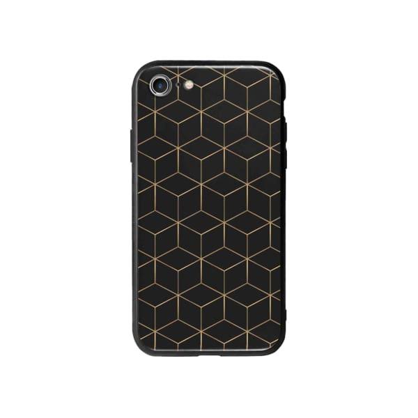 Coque Pour iPhone 8 Cubes et Hexagones - Coque Wiqeo 10€-15€, Estelle Adam, iPhone 8, Motif Wiqeo, Déstockeur de Coques Pour iPhone