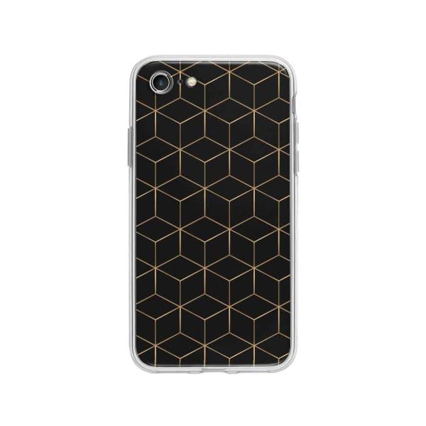 Coque Pour iPhone 8 Cubes et Hexagones - Coque Wiqeo 10€-15€, Estelle Adam, iPhone 8, Motif Wiqeo, Déstockeur de Coques Pour iPhone