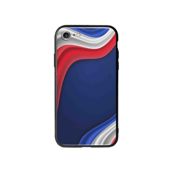 Coque Pour iPhone 8 Drapeau Français - Coque Wiqeo 10€-15€, Drapeau, Estelle Adam, Illustration, iPhone 8 Wiqeo, Déstockeur de Coques Pour iPhone