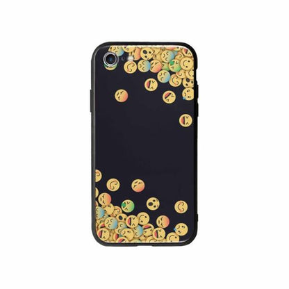 Coque Pour iPhone 8 Emojis Tombants - Coque Wiqeo 10€-15€, Estelle Adam, iPhone 8, Motif Wiqeo, Déstockeur de Coques Pour iPhone