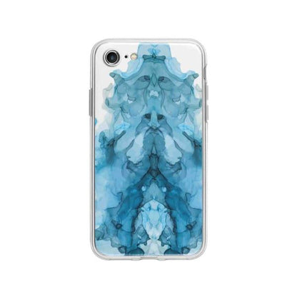 Coque Pour iPhone 8 Encre Bleu - Coque Wiqeo 10€-15€, Estelle Adam, iPhone 8, Motif Wiqeo, Déstockeur de Coques Pour iPhone