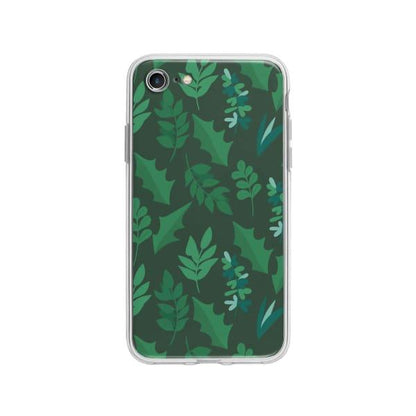 Coque Pour iPhone 8 Feuilles d'hiver - Coque Wiqeo 10€-15€, Estelle Adam, Feuilles, iPhone 8, Motif Wiqeo, Déstockeur de Coques Pour iPhone