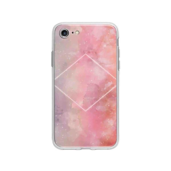 Coque Pour iPhone 8 Galaxie Rose - Coque Wiqeo 10€-15€, Estelle Adam, Illustration, iPhone 8, Motif Wiqeo, Déstockeur de Coques Pour iPhone