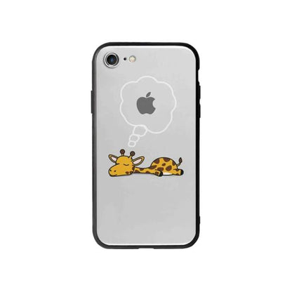 Coque Pour iPhone 8 Girafe Endormie - Coque Wiqeo 10€-15€, Animaux, Estelle Adam, Illustration, iPhone 8 Wiqeo, Déstockeur de Coques Pour iPhone