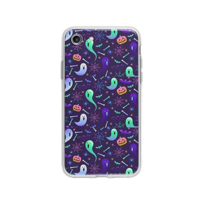 Coque Pour iPhone 8 Halloween Fantôme - Coque Wiqeo 10€-15€, Estelle Adam, iPhone 8, Motif Wiqeo, Déstockeur de Coques Pour iPhone