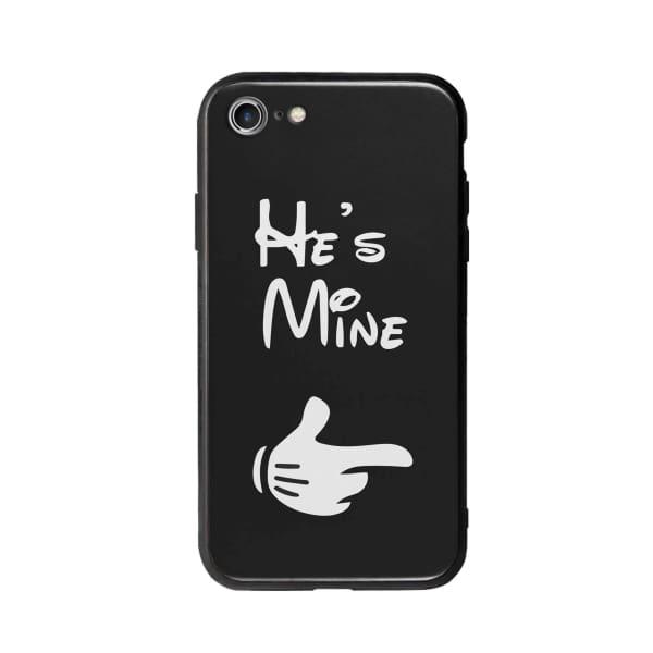 Coque Pour iPhone 8 "He's Mine" - Coque Wiqeo 10€-15€, Couple, iPhone 8, Mireille Lachapelle Wiqeo, Déstockeur de Coques Pour iPhone