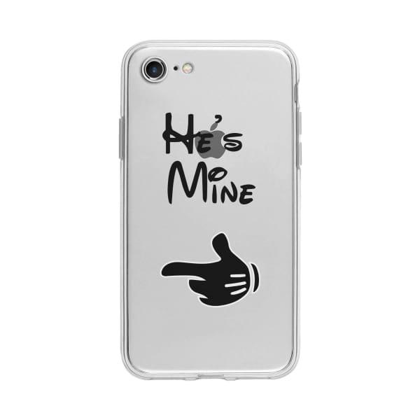 Coque Pour iPhone 8 "He's Mine" - Coque Wiqeo 10€-15€, Couple, iPhone 8, Mireille Lachapelle Wiqeo, Déstockeur de Coques Pour iPhone