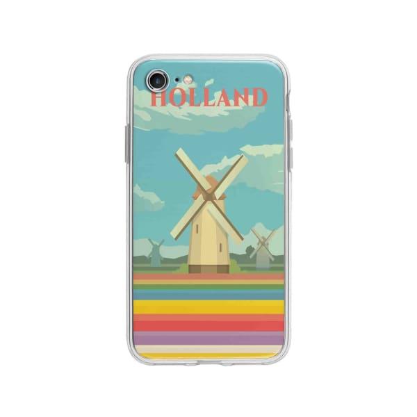 Coque Pour iPhone 8 Hollande - Coque Wiqeo 10€-15€, Illustration, iPhone 8, Robert Guillory, Voyage Wiqeo, Déstockeur de Coques Pour iPhone