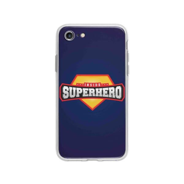 Coque Pour iPhone 8 "Inside Superhero" - Coque Wiqeo 10€-15€, Estelle Adam, Illustration, iPhone 8 Wiqeo, Déstockeur de Coques Pour iPhone