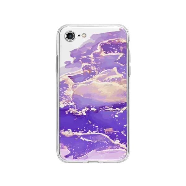 Coque Pour iPhone 8 Liquide Mauve - Coque Wiqeo 10€-15€, Estelle Adam, iPhone 8, Motif Wiqeo, Déstockeur de Coques Pour iPhone