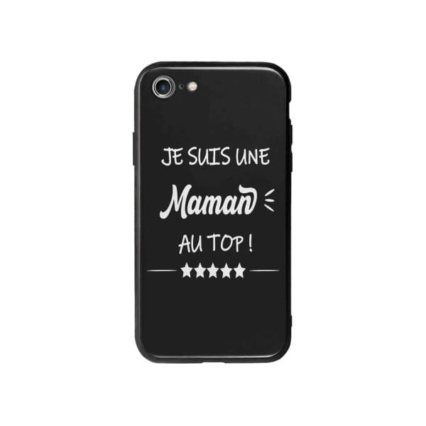 Coque Pour iPhone 8 "Maman au Top" - Coque Wiqeo 10€-15€, Géraud Fournier, iPhone 8, Mignon Wiqeo, Déstockeur de Coques Pour iPhone