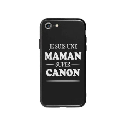 Coque Pour iPhone 8 "Maman Canon" - Coque Wiqeo 10€-15€, Géraud Fournier, iPhone 8, Mignon Wiqeo, Déstockeur de Coques Pour iPhone