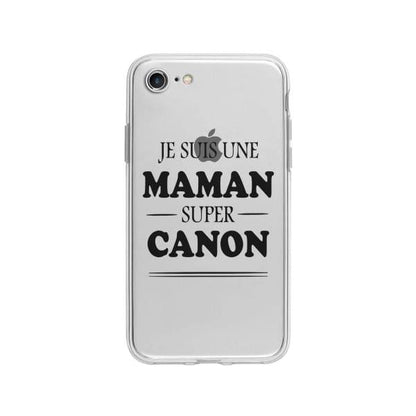 Coque Pour iPhone 8 "Maman Canon" - Coque Wiqeo 10€-15€, Géraud Fournier, iPhone 8, Mignon Wiqeo, Déstockeur de Coques Pour iPhone