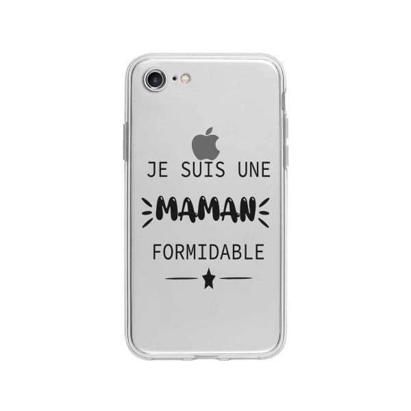 Coque Pour iPhone 8 "Maman Formidable" - Coque Wiqeo 10€-15€, Géraud Fournier, iPhone 8, Mignon Wiqeo, Déstockeur de Coques Pour iPhone