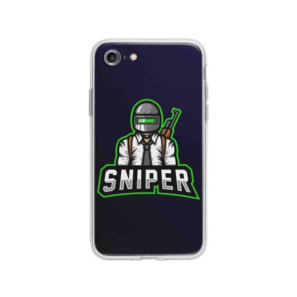 Coque Pour iPhone 8 Mascotte Sniper - Coque Wiqeo 10€-15€, Estelle Adam, Illustration, iPhone 8 Wiqeo, Déstockeur de Coques Pour iPhone