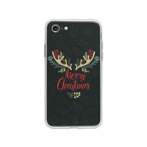 Coque Pour iPhone 8 "Merry Christmas" - Coque Wiqeo 10€-15€, Estelle Adam, Illustration, iPhone 8 Wiqeo, Déstockeur de Coques Pour iPhone